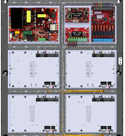 LifeSafetyPower FPO150-B1002D8PM8PNL4E4M/P8-C Mercury ProWire Power Systems 150W Dual Voltage, 120 VAC 8 Managed Lock Outputs 16 Auxiliary Outputs