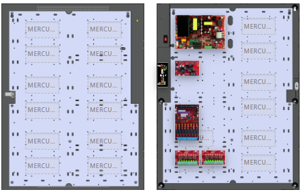 LifeSafetyPower FPO150-B1002D8PM8PNL4E6M1 Mercury Unified Power Systems 150W Dual Voltage, 120 VAC 8 Managed Lock Outputs 16 Auxiliary Outputs