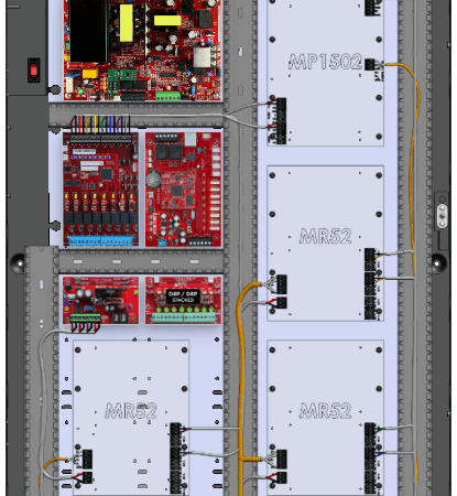 LifeSafetyPower FPO150-B1002D8PM8PNLXE6M/P8-A Mercury ProWire Power Systems 150W Dual Voltage, 120 VAC 8 Managed Lock Outputs 16 Auxiliary Outputs
