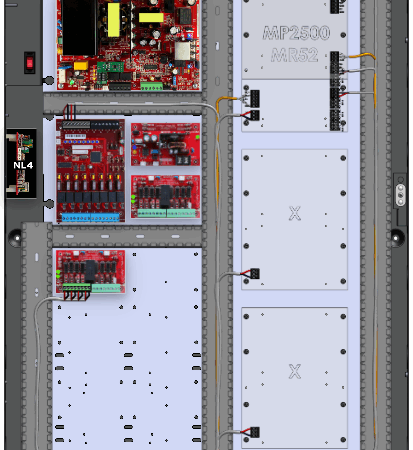 LifeSafetyPower FPO150-B1002F8PM8NL4E6M/P2-BX2/E Mercury ProWire Power Systems 150W Dual Voltage, 230 VAC 8 Managed Lock Outputs