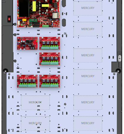 LifeSafetyPower FPO150-B1004D8E6M Mercury Unified Power Systems 150W Dual Voltage, 120 VAC 32 Auxiliary Outputs