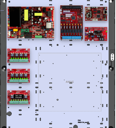 LifeSafetyPower FPO150-B1004D8M8NL4E4A AMAG Unified Power Systems 150W Dual Voltage, 120 VAC 8 Managed Lock Outputs 32 Auxiliary Outputs