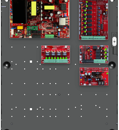 LifeSafetyPower FPO150-B100C4C8D8E2 Standard Power Systems 150W Dual Voltage, 120 VAC 12 Relay Lock Outputs 8 Auxiliary Outputs