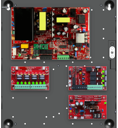LifeSafetyPower FPO150-B100C4D8E1 Standard Power Systems 150W Dual Voltage, 120 VAC 4 Relay Lock Outputs 8 Auxiliary Outputs
