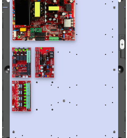 LifeSafetyPower FPO150-B100C4D8E2V/T4-A HID ProWire Power Systems 150W Dual Voltage, 120 VAC 4 Relay Lock Outputs 8 Auxiliary Outputs