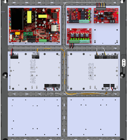 LifeSafetyPower FPO150-B100C4D8E4M/P4-A Mercury ProWire Power Systems 150W Dual Voltage, 120 VAC 4 Relay Lock Outputs 8 Auxiliary Outputs