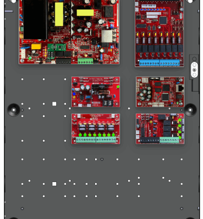 LifeSafetyPower FPO150-B100C4D8M8NL4E2  Standard Power Systems 150W Dual Voltage, 120 VAC 8 Managed Lock Outputs | 4 Relay Lock Outputs 8 Auxiliary Output