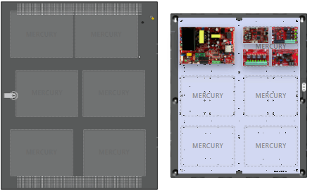 LifeSafetyPower FPO150-B100C4D8NL4E4M1 Mercury Unified Power Systems 150W Dual Voltage, 120 VAC 4 Relay Lock Outputs 8 Auxiliary Outputs