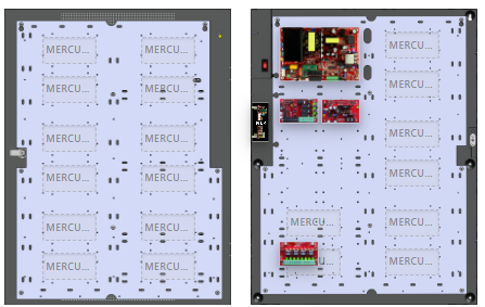 LifeSafetyPower FPO150-B100C4D8NL4E6M1 Mercury Unified Power Systems 150W Dual Voltage, 120 VAC 4 Relay Lock Outputs 8 Auxiliary Outputs