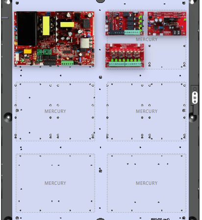 LifeSafetyPower FPO150-B100C4D8PE4M Mercury Unified Power Systems 150W Dual Voltage, 120 VAC 4 Relay Lock Outputs 8 Auxiliary Outputs
