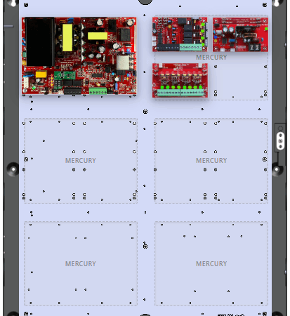 LifeSafetyPower FPO150-B100C4D8PE4M/E Mercury Unified Power Systems 150W Dual Voltage, 230 VAC 4 Relay Lock Outputs 8 Auxiliary Outputs