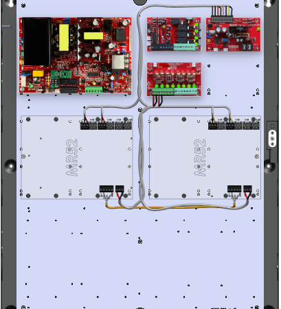 LifeSafetyPower FPO150-B100C4D8PE4M/T4-C Mercury ProWire Power Systems 150W Dual Voltage, 120 VAC 4 Relay Lock Outputs 8 Auxiliary Outputs