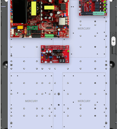 LifeSafetyPower FPO150-B100C4E2M Mercury Unified Power Systems 150W Dual Voltage, 120 VAC 4 Relay Lock Outputs