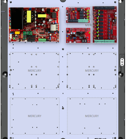 LifeSafetyPower FPO150-B100C4PC8PE4M Mercury Unified Power Systems 150W Dual Voltage, 120 VAC 12 Relay Lock Outputs