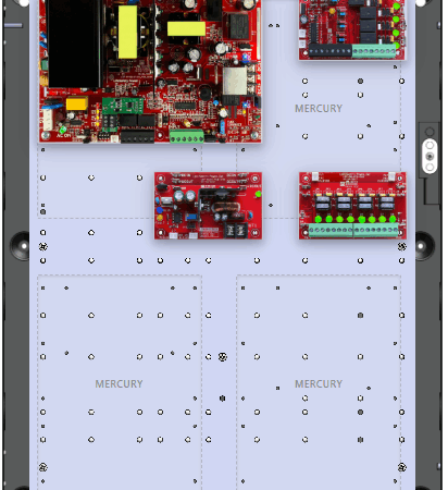 LifeSafetyPower FPO150-B100C4PD8E2M Mercury Unified Power Systems 150W Dual Voltage, 120 VAC 4 Relay Lock Outputs 8 Auxiliary Outputs