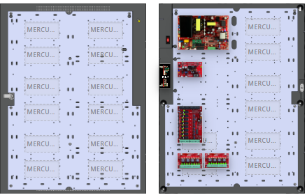LifeSafetyPower FPO150-B100C82D8NL4E6M1 Mercury Unified Power Systems 150W Dual Voltage, 120 VAC 8 Relay Lock Outputs 16 Auxiliary Outputs