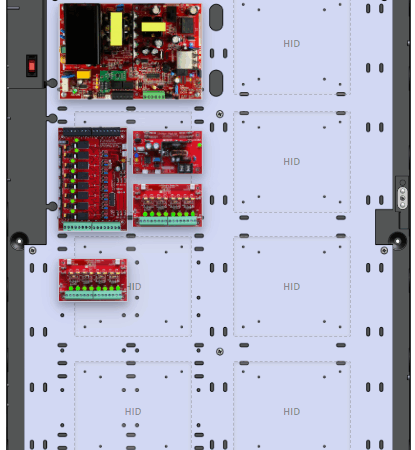 LifeSafetyPower FPO150-B100C82D8PE6V HID Unified Power Systems 150W Dual Voltage, 120 VAC 8 Relay Lock Outputs 16 Auxiliary Outputs