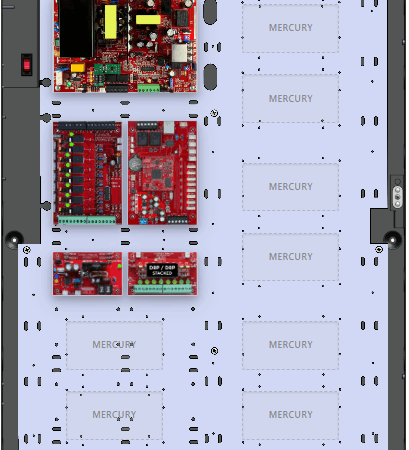 LifeSafetyPower FPO150-B100C82D8PNLXE6M Mercury Unified Power Systems 150W Dual Voltage, 120 VAC 8 Relay Lock Outputs 16 Auxiliary Outputs
