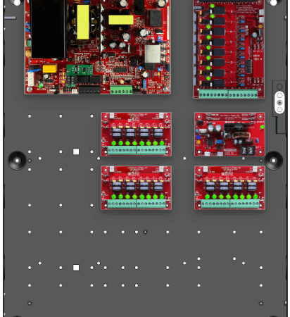 LifeSafetyPower FPO150-B100C83D8E2 Standard Power Systems 150W Dual Voltage, 120 VAC 8 Relay Lock Outputs 24 Auxiliary Outputs
