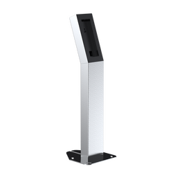 Pedestal Pro 84KIO-DOOR-03-304 53" Stainless Kiosk - DoorBird D2102KV