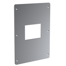 Pedestal Pro 912PLA-VERK-03-304 9X12 Stainless Retro Plate - Verkada TD63 Video Intercom