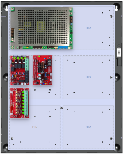 LifeSafetyPower FPG100-B100C4D8PE2V HID Unified Power Systems 100W Dual Voltage, Universal 4 Relay Lock Outputs 8 Auxiliary Outputs