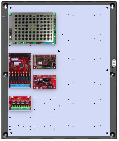 LifeSafetyPower FPG100-B100D8M8NLCE4V/T8-A HID ProWire Power Systems 100W Dual Voltage, Universal 8 Managed Lock Outputs 8 Auxiliary Outputs