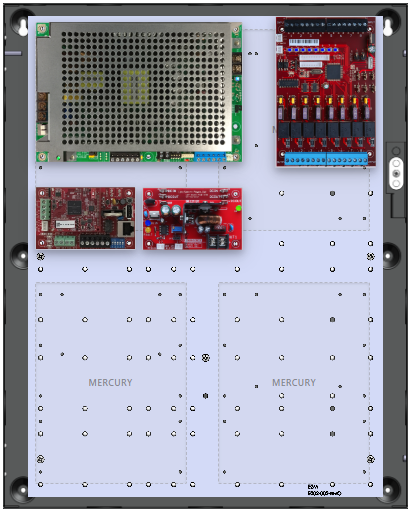 LifeSafetyPower FPG100-B100M8NLCE2M Mercury Unified Power Systems 100W Dual Voltage, Universal 8 Managed Lock Outputs