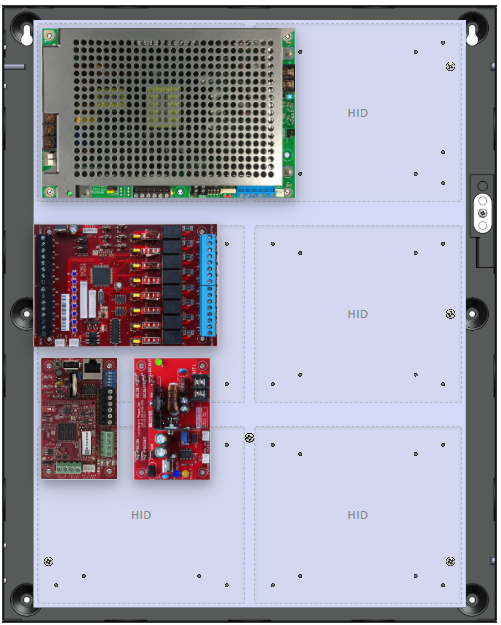 LifeSafetyPower FPG100-B100M8PNLCE2V HID Unified Power Systems 100W Dual Voltage, Universal 8 Managed Lock Outputs