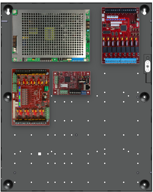 LifeSafetyPower FPG100-M8NLCSD16E2 Standard Power Systems 100W Single Voltage, Universal 8 Managed Lock Outputs 16 Managed Auxiliary Outputs