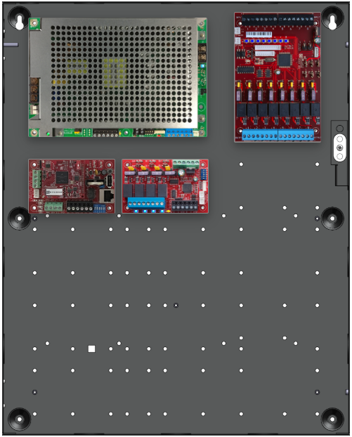 LifeSafetyPower FPG100-M8NLCSD4E2 Standard Power Systems 100W Single Voltage, Universal 8 Managed Lock Outputs 4 Managed Auxiliary Outputs