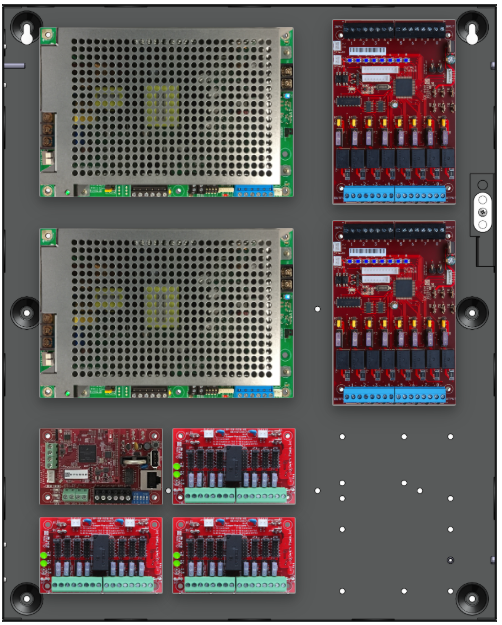 LifeSafetyPower FPG100/100-3F82M8NLCE2 Standard Power Systems 200W Dual Voltage, Universal 16 Managed Lock Outputs