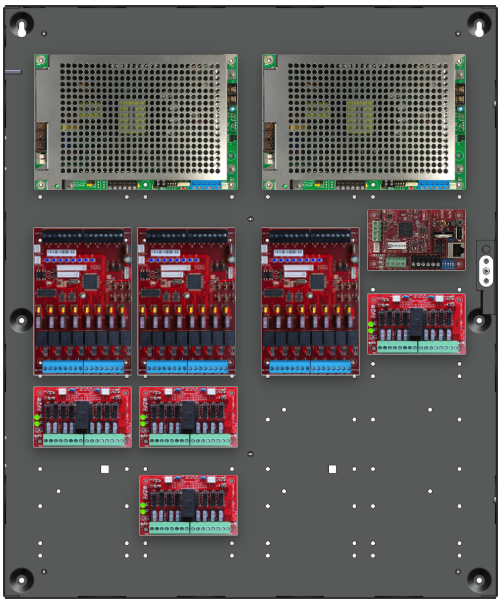 LifeSafetyPower FPG100/100-4F83M8NLCE4 Standard Power Systems 200W Dual Voltage, Universal 24 Managed Lock Outputs