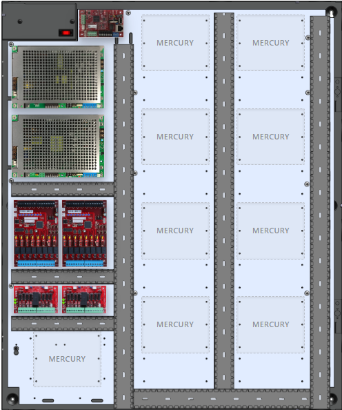 LifeSafetyPower FPG100/200-2F8P2M8PNLCE8M2/P Mercury Unified Power Systems 300W Dual Voltage, Universal 16 Managed Lock Outputs