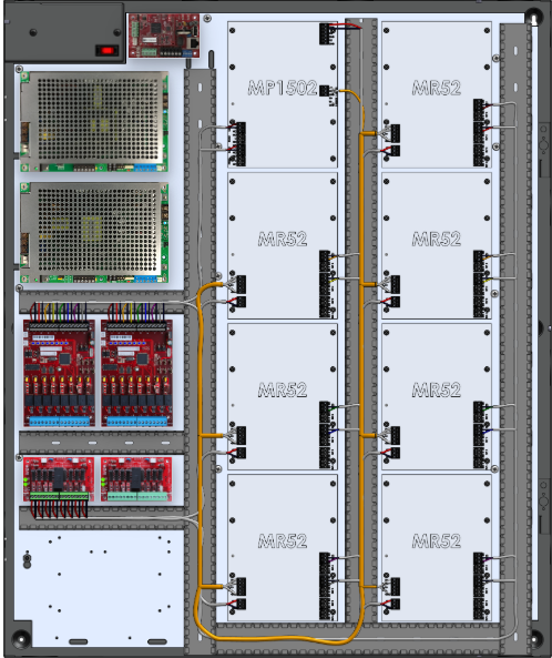 LifeSafetyPower FPG100/200-2F8P2M8PNLCE8M2/P16-A Mercury ProWire Power Systems 300W Dual Voltage, Universal 16 Managed Lock Outputs