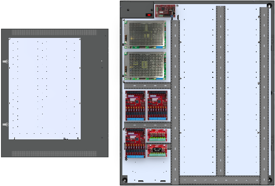 LifeSafetyPower FPG100/200-3D8P3M8NLCE8M3/P24-A Mercury ProWire Power Systems 300W Dual Voltage, Universal 24 Managed Lock Outputs 24 Auxiliary Outputs