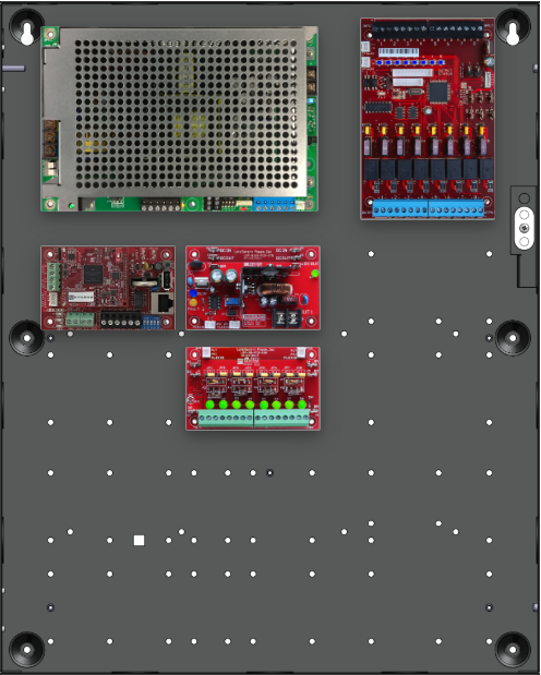LifeSafetyPower FPG200-B100D8PM8NLCE2 Standard Power Systems 200W Dual Voltage, Universal 8 Managed Lock Outputs 8 Auxiliary Outputs