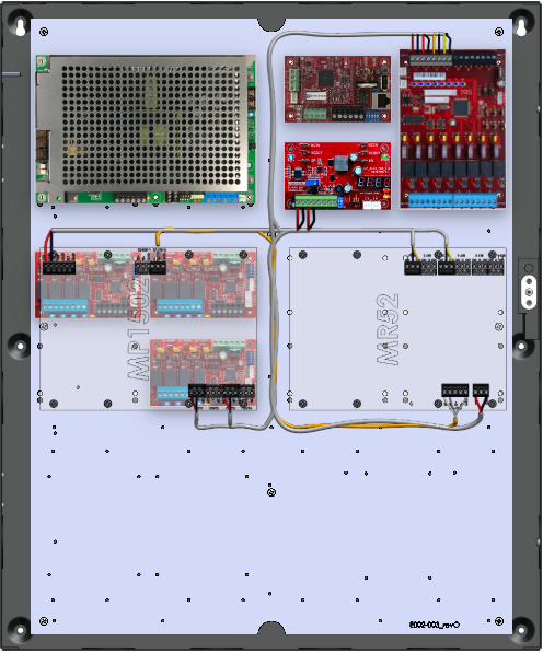 LifeSafetyPower FPG200-B150M8NLC3SD4PE4M/T4-A Mercury ProWire Power Systems 200W Dual Voltage, Universal 8 Managed Lock Outputs 12 Managed Auxiliary Outputs