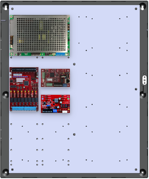 LifeSafetyPower FPG200-B150M8PNLCE4V/T4-A HID ProWire Power Systems 200W Dual Voltage, Universal 8 Managed Lock Outputs