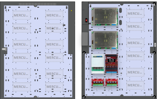 LifeSafetyPower FPG200/200/H-2D82M8NLCE6M1 Mercury Unified Power Systems 400W Dual Voltage, Universal 16 Managed Lock Outputs 16 Auxiliary Outputs