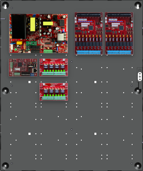 LifeSafetyPower FPO150-2D82M8NLCE4 Traditional Power Systems 150W Single Voltage, 120 VAC 16 Managed Lock Outputs 16 Auxiliary Outputs