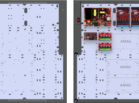 LifeSafetyPower FPO150-2D82M8NLCE6A1 AMAG Unified Power Systems 150W Single Voltage, 120 VAC 16 Managed Lock Outputs 16 Auxiliary Outputs