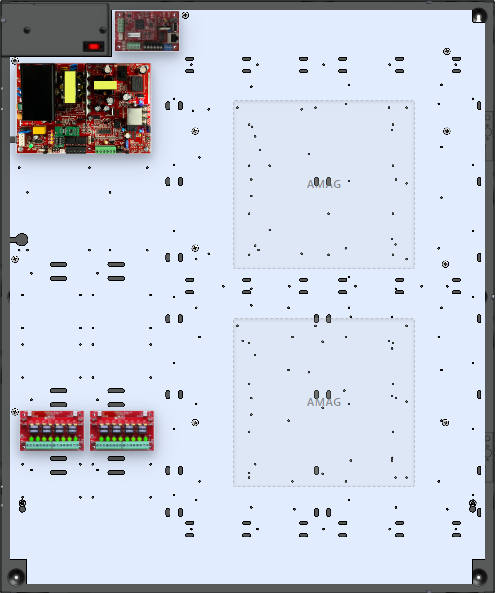 LifeSafetyPower FPO150-2D8NLCE8A AMAG Unified Power Systems 150W Single Voltage, 120 VAC 16 Auxiliary Outputs