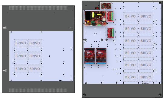 LifeSafetyPower FPO150-2D8P2M8NL4E8B1 Brivo Unified Power Systems 150W Single Voltage, 120 VAC 16 Managed Lock Outputs 16 Auxiliary Outputs