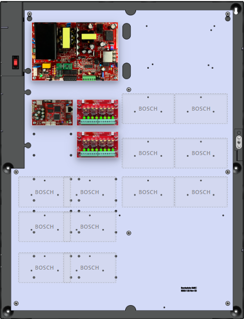 LifeSafetyPower FPO150-2D8PNL4E6BC Brivo Unified Power Systems 150W Single Voltage, 120 VAC 16 Auxiliary Outputs