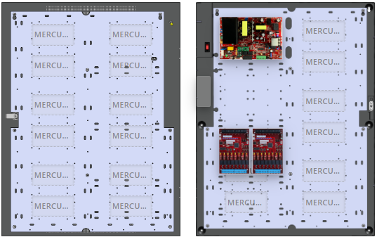 LifeSafetyPower FPO150-2M8PNLCE6M1 Mercury Unified Power Systems 150W Single Voltage, 120 VAC 16 Managed Lock Outputs
