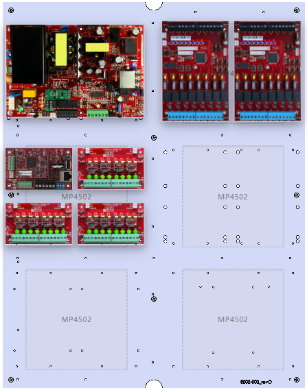 LifeSafetyPower FPO150-3D8P2M8NLCBP4M 150W Single Voltage, 120 VAC 16 Managed Lock Outputs 24 Auxiliary Outputs