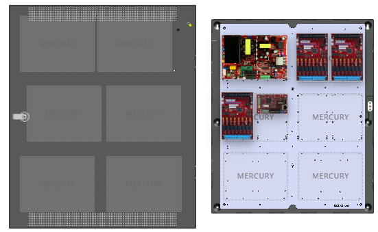 LifeSafetyPower FPO150-3M8PNLCE4M1/E Mercury Unified Power Systems 150W Single Voltage, 230 VAC 24 Managed Lock Outputs