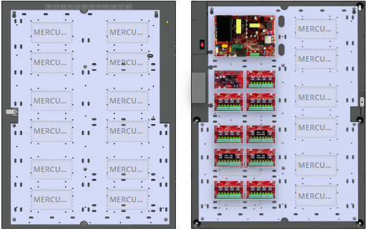LifeSafetyPower FPO150-B10012D8NLCE6M1 Mercury Unified Power Systems 150W Dual Voltage, 120 VAC 96 Auxiliary Outputs