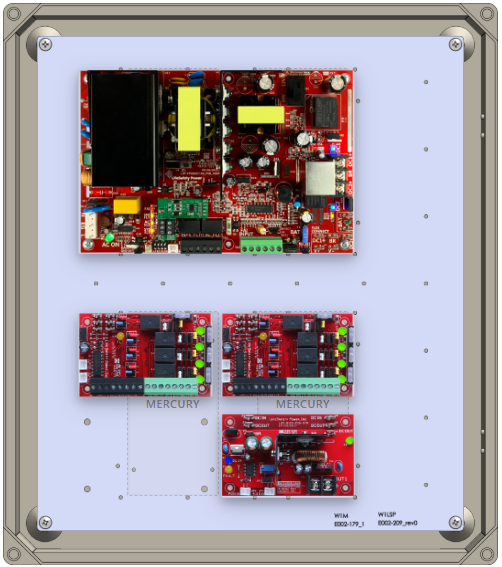 LifeSafetyPower FPO150-B1002C4W1M 150W Dual Voltage, 120 VAC 8 Relay Lock Outputs